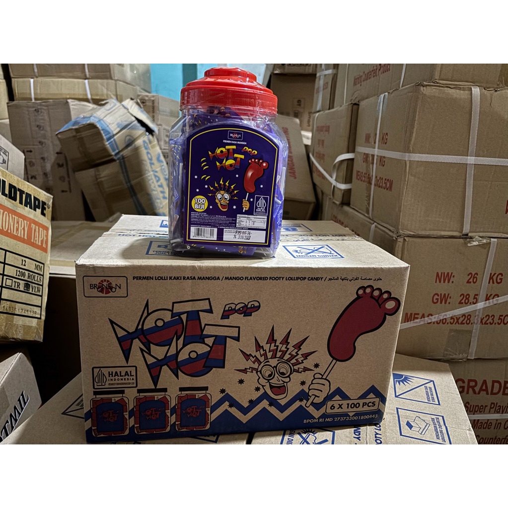 

[DUS] PERMEN KAKI HOT HOT POP 1 DUS ISI 6TOPLES