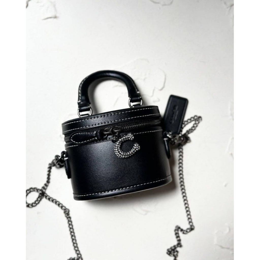 Tas wanita coach trail mini bag black tas jinjing/tas slempang