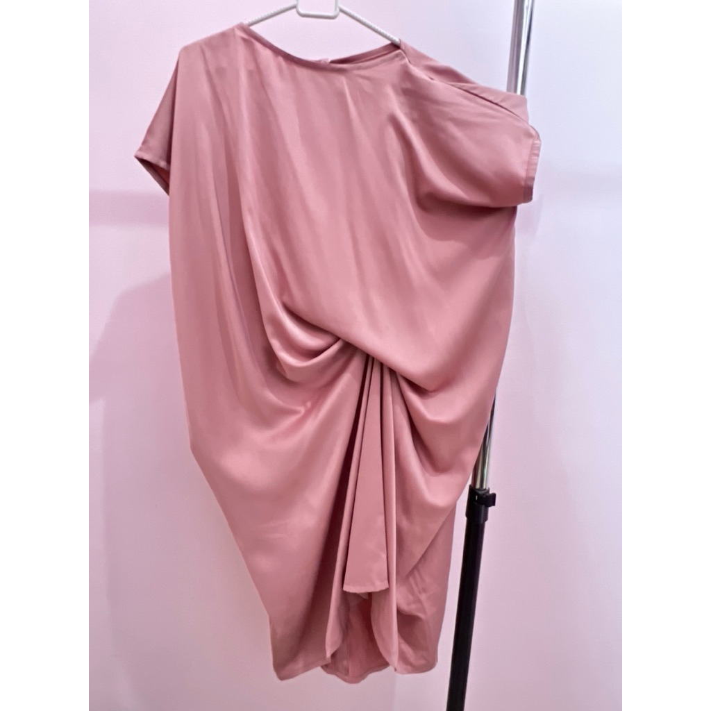 PRELOVED DANUMAYA KAFTAN DRESS WARNA DUSTY PINK ALL SIZE