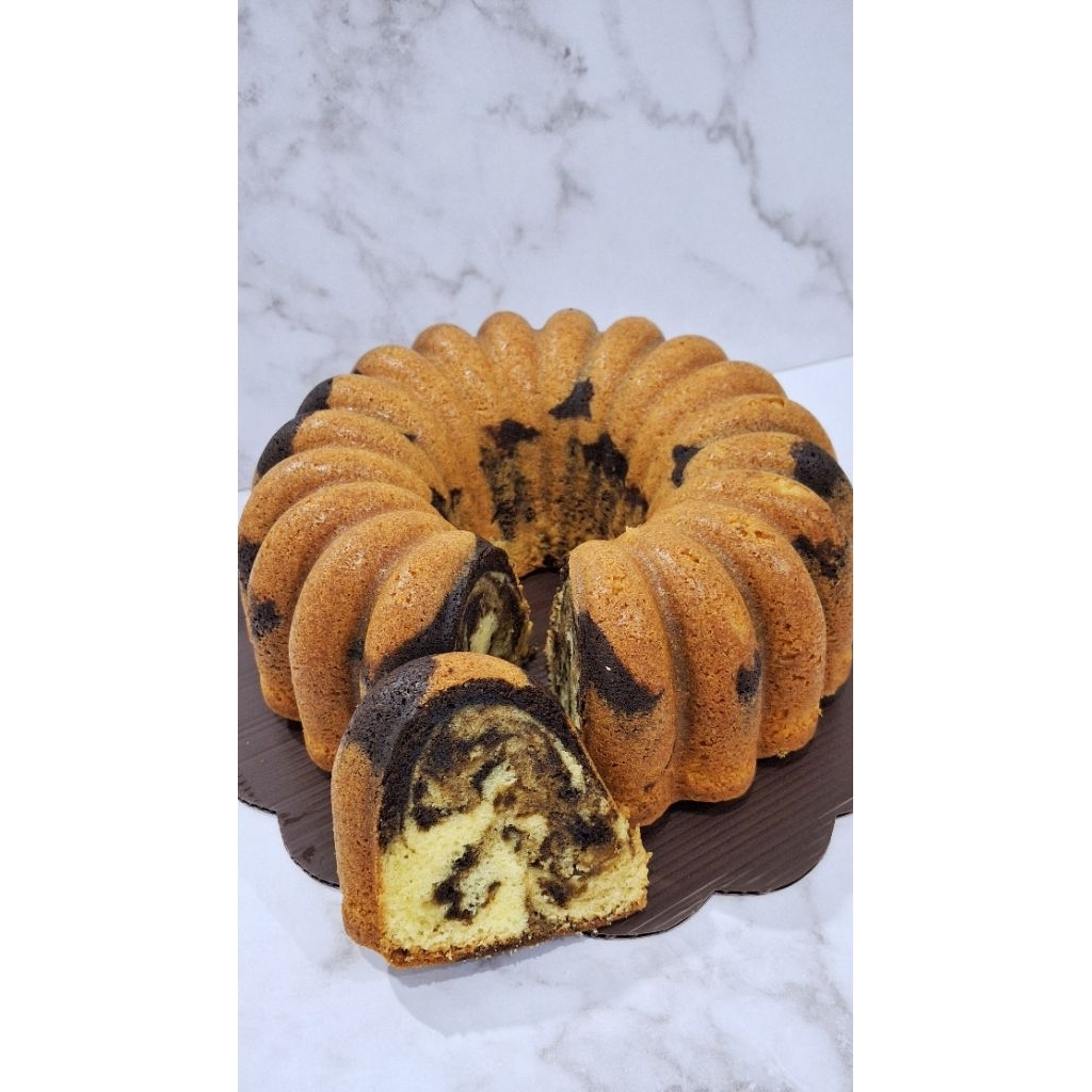 

Marmer Cake With Wisjman Butter Fresh Homemade