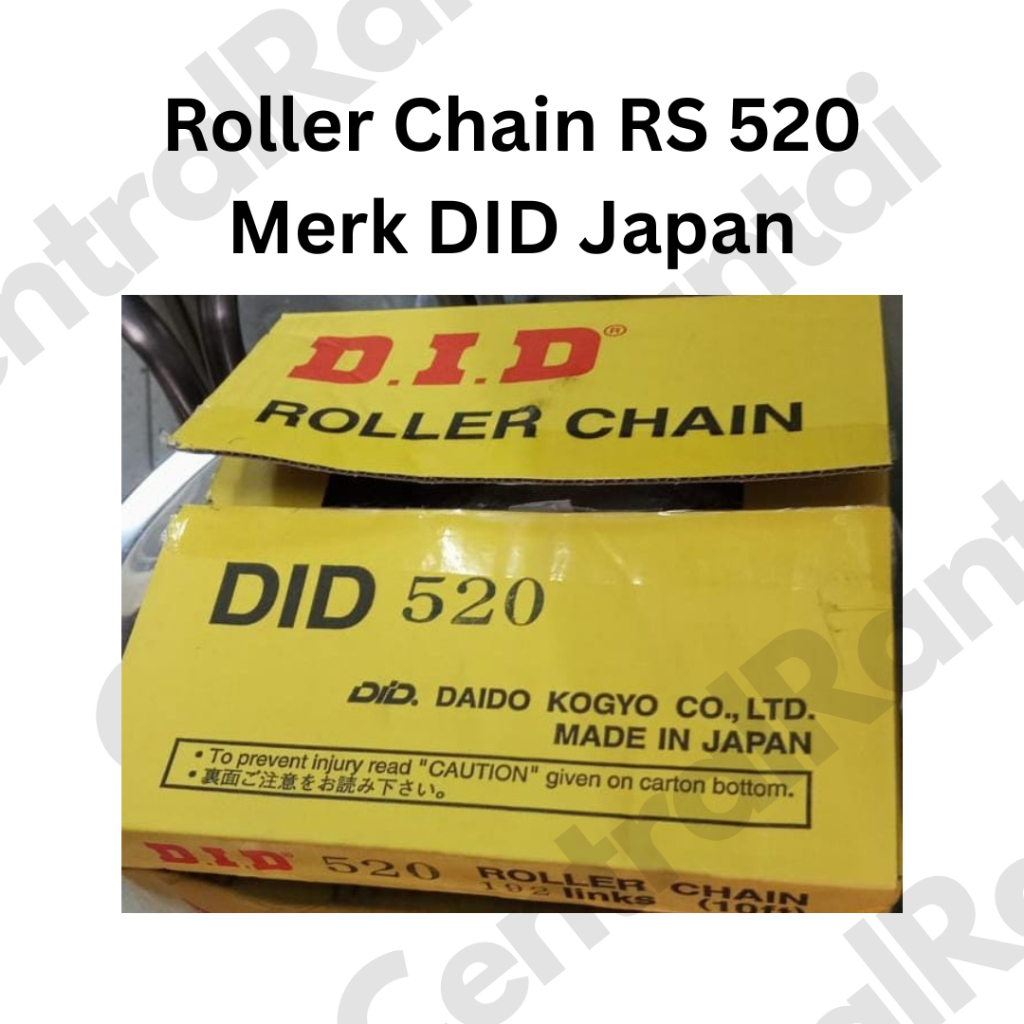 Rantai Roller Chain DID RS 520 - Japan (ORI 100%)