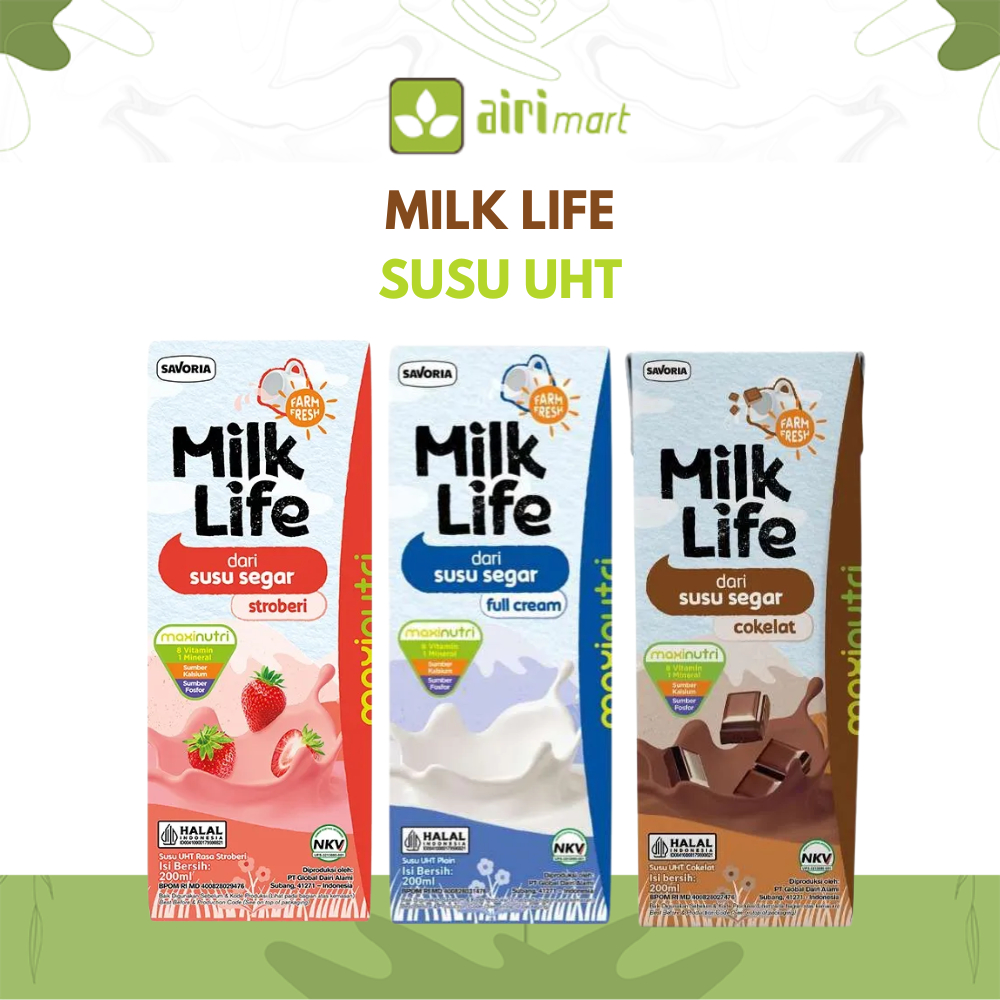 

Milk Life UHT Full Cream 200ml