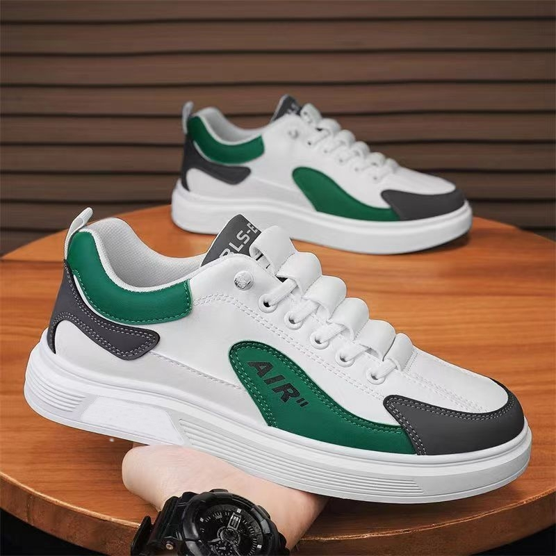 Sepatu Sneakers Toyohashi Putih Kets Pria Wanita Kasual Ringan Kekinian Snekers