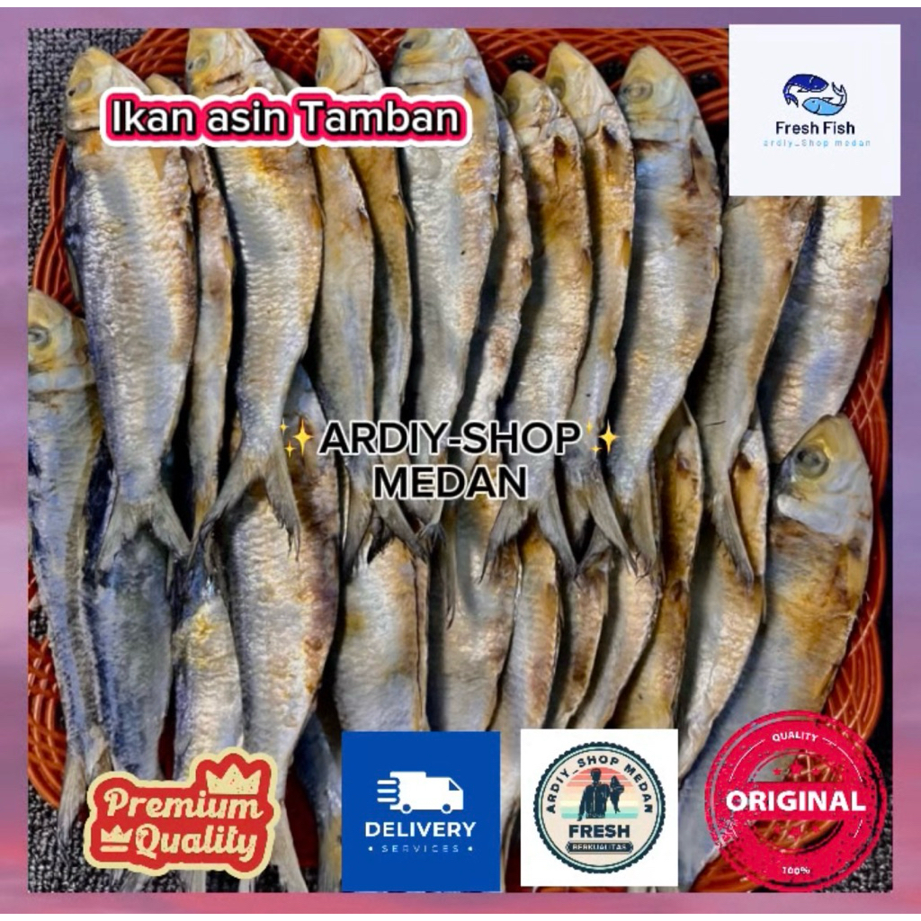 

ikan asin Tamban kering super enak