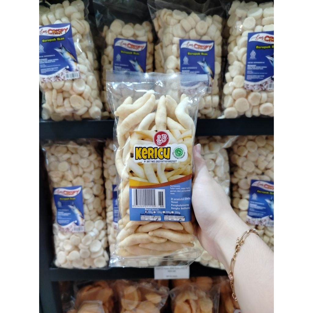

Kericu telur cumi khas Bangka cap 2B, 100gr