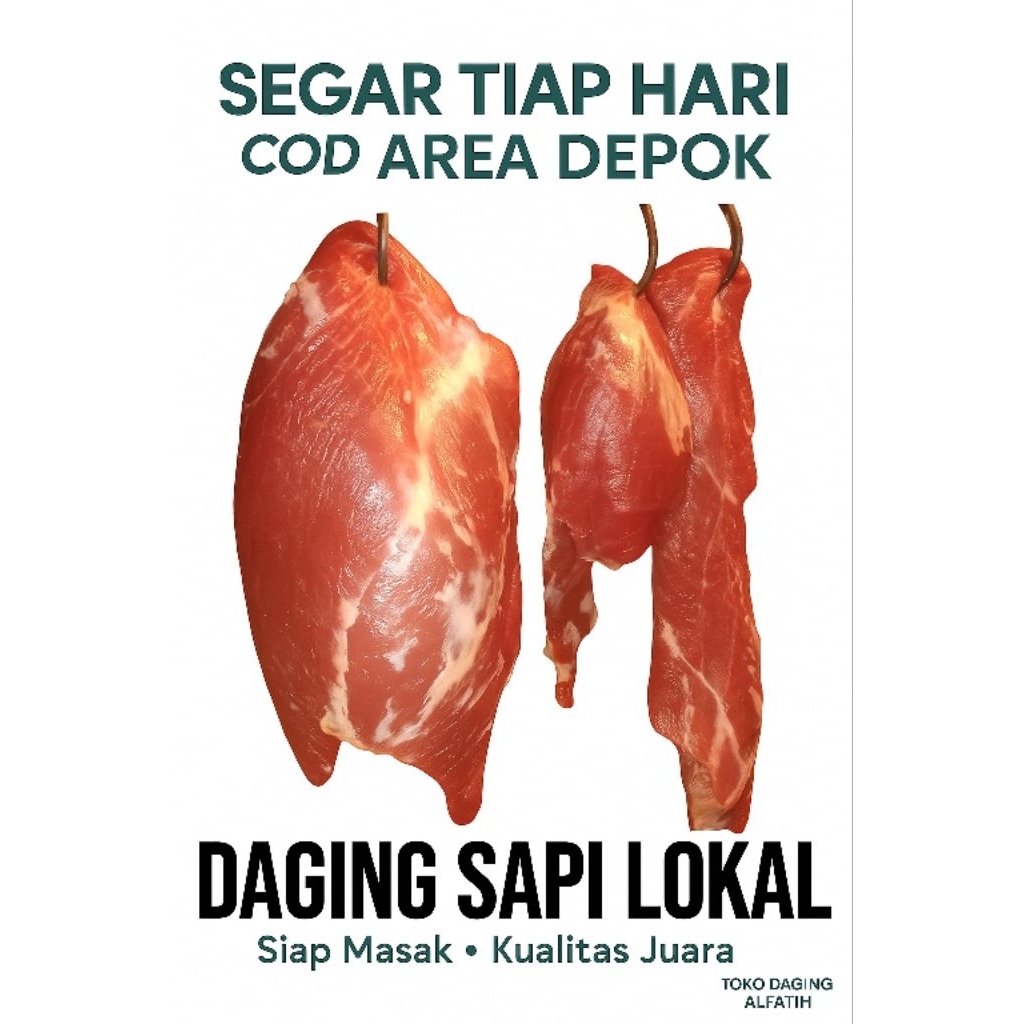 

Daging Sapi Lokal Segar Berkualitas | Semur, Rendang, Empal | 250gram