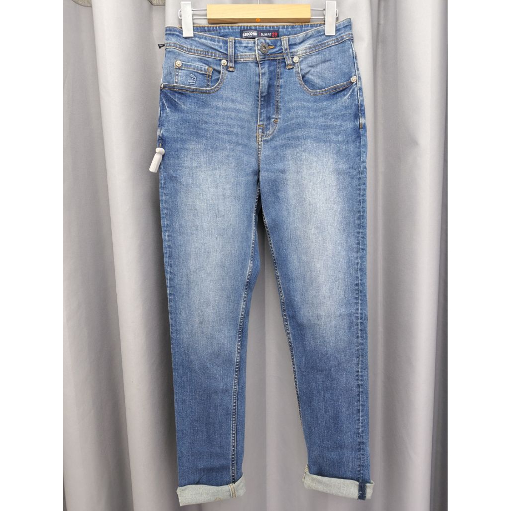 3Second Celana Jeans Panjang Pria Slim Fit Stretch 030323 Original