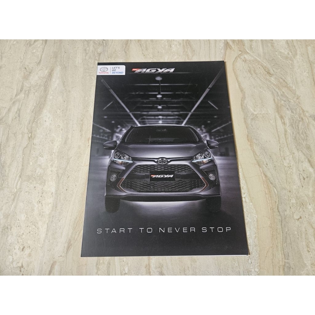 brosur katalog mobil toyota agya 2020 leaflet
