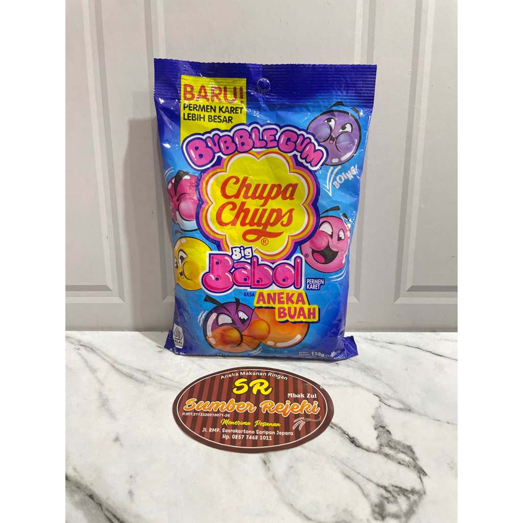 

BUBBLE GUM CHUPA CHUPS BIG BABOL FRUIT ISI 40pcs