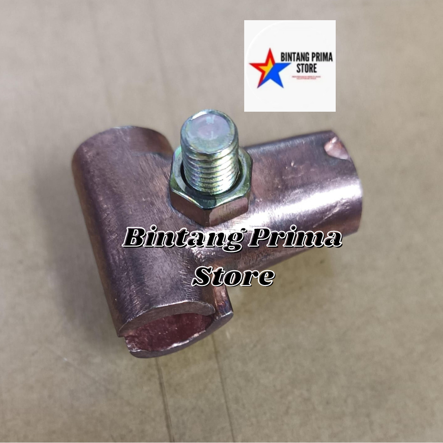 Klem Kabel T Grounding 70mm / Join Kabel BC / Sambungan Kabel Grounding BC