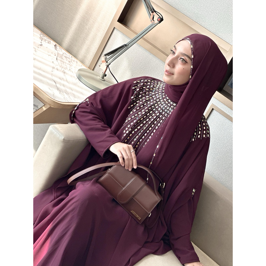 ISYANA KAFTAN MIEUX kaftan payet kaftan lebaran jumbo original mieux