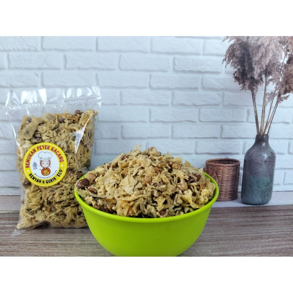 

Remukan peyek enak dan gurih berat 150gram