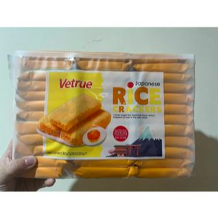 

Vetrue japanese rice crackers salted egg yolk flavor / Vetrue kue beras rasa Telur asin 300g