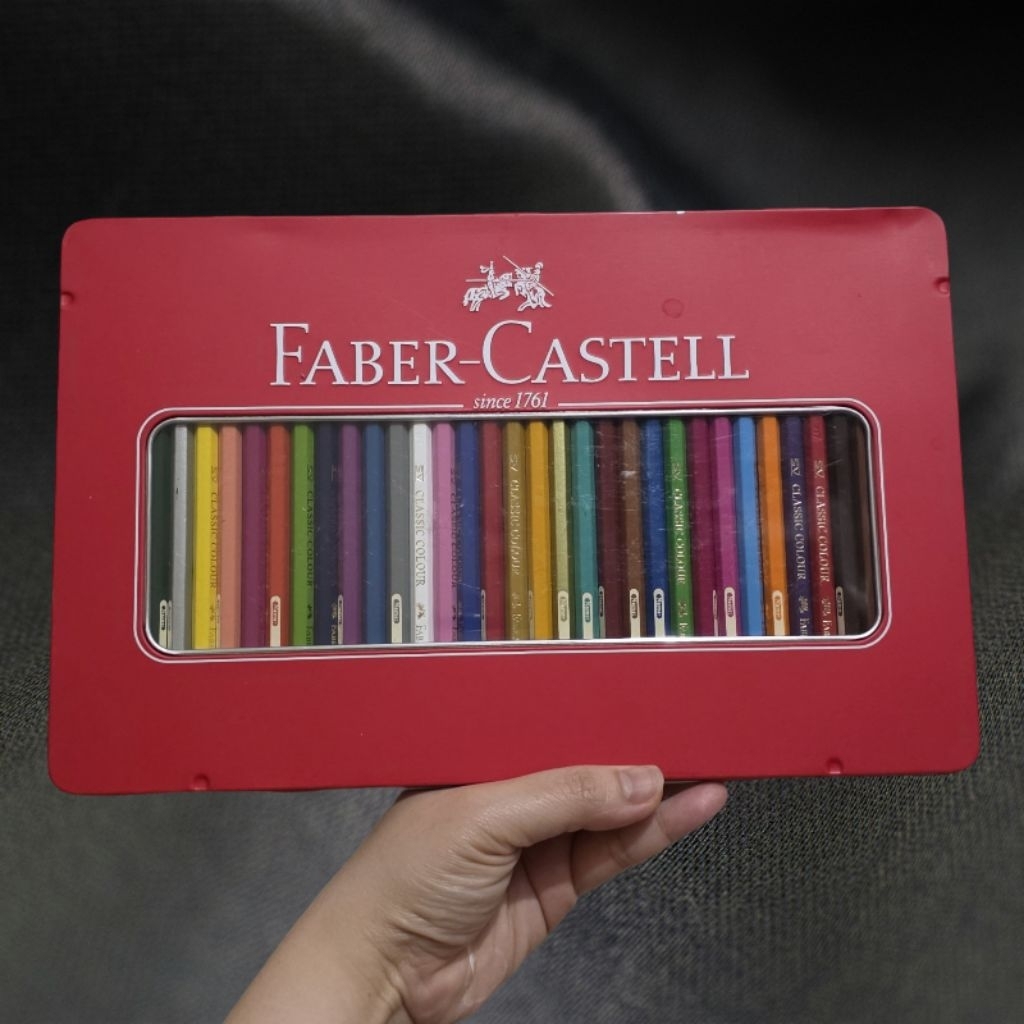 

Faber-Castell Original Pencil Color/Pensil Warna 36 Kemasan Box Kaleng