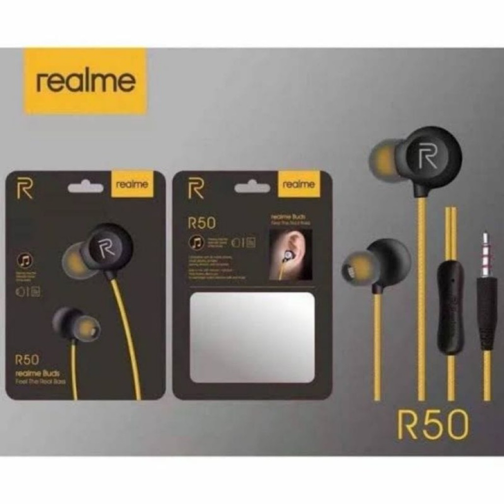 HANDSFREE REALME BUDS R21 / R24 / R31 / R33 / R30 / R34 / RMA-101 / BUDS 2 PLUS / BUDS 7 / R50 /  EX