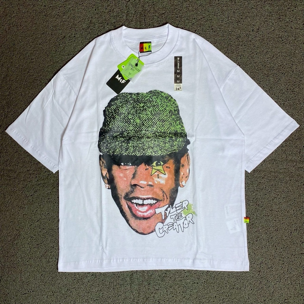 TSHIRT KAOS OVERSIZE MCF SUPPLY CO ORIGINAL TYLER THE CREATOR WHITE