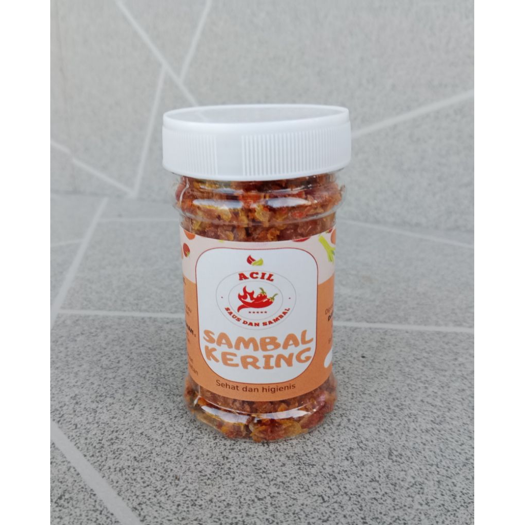 

sambal kering/ sambal tabur/sambal acil, sambel enak dan gurih.