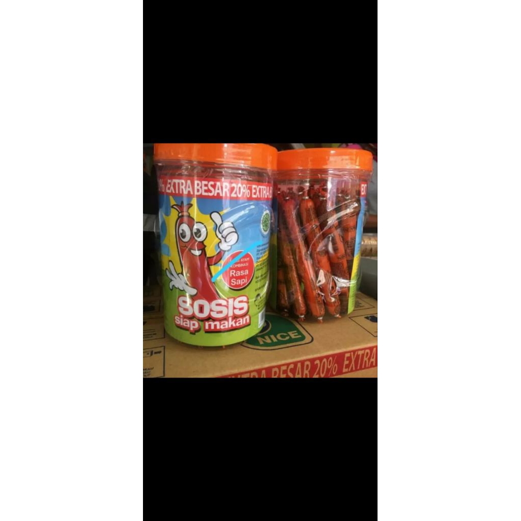 

Sosis So nice Rasa sapi toples isi 25pcs/ toples