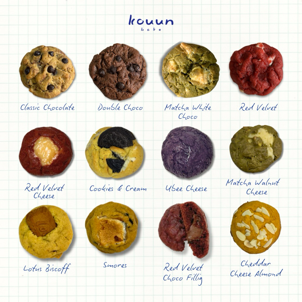 

[BUY 7 GET 1 FREE] SOFT COOKIES by kouun.bake