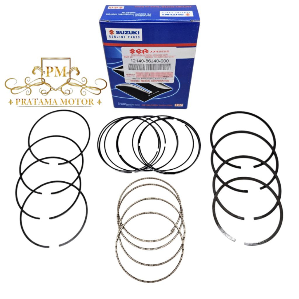 RING PISTON SET / SEHER SUZUKI ERTIGA R3 1.4 K14B 1400CC ORIGINAL GARANSI