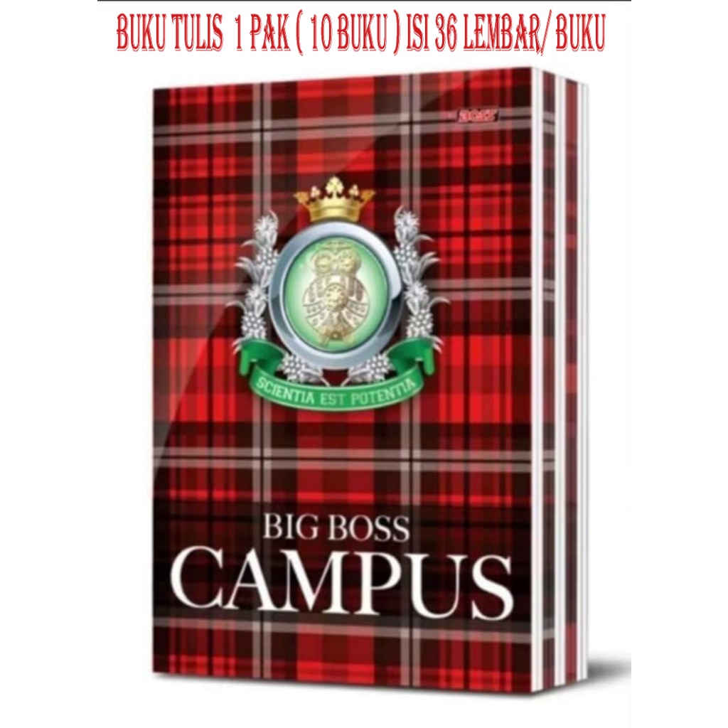 

Buku Tulis Campus BigBos Isi 36 Lembar ( 10 Buku )
