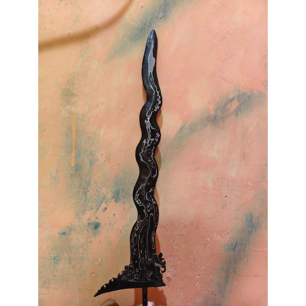 wilahan keris bali luk9 uk29cm pamor jos