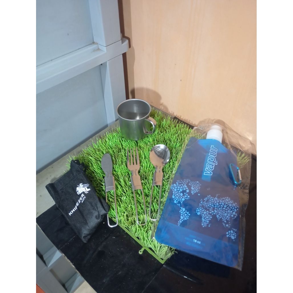 paket alat makan outdoor untuk mendaki gunung camping outdoor activity