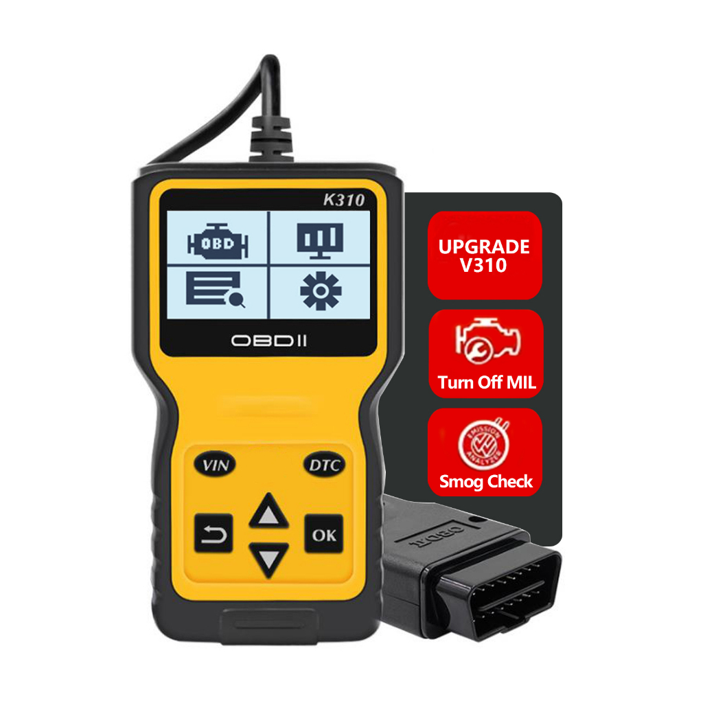 Scanner OBD2 Pembaca Kode Diagnostik Mobil Diagnostic Tool V310 K310  Kingsuda / OBD2 Scanner Mobil