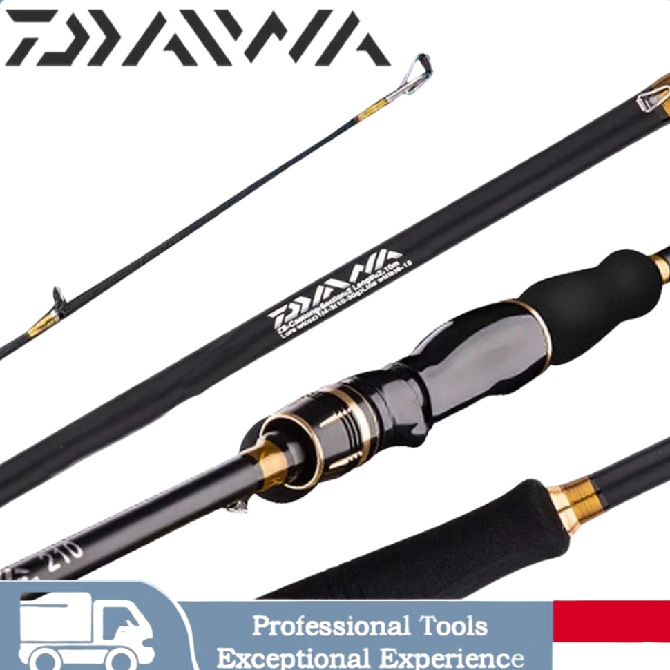 New Stock DAIWA Carbon Spinning Rod Casting Rod Ultralight Fishing Rod Combo SET Joran Pancing BaitC