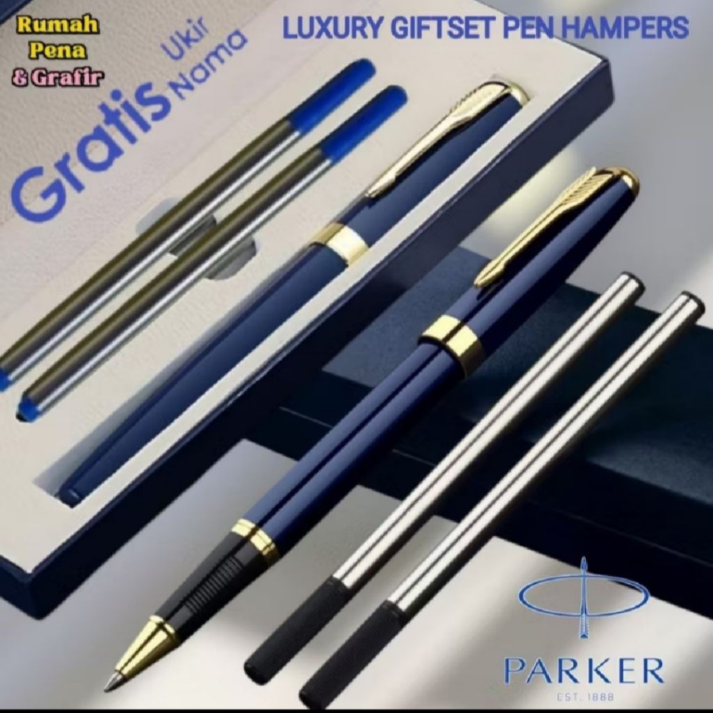 

Giftset Pen Hampers Souvenir Pen 2 Refill Parker Gratis Grafir Nama