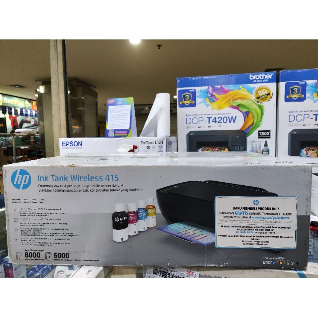 printer hp inktank 415 new