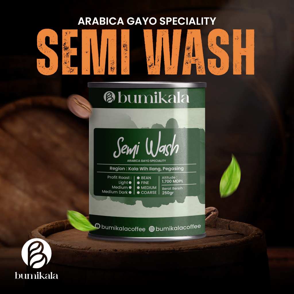 

KOPI ARABIKA GAYO Speciality SEMI WASH | 250 gram