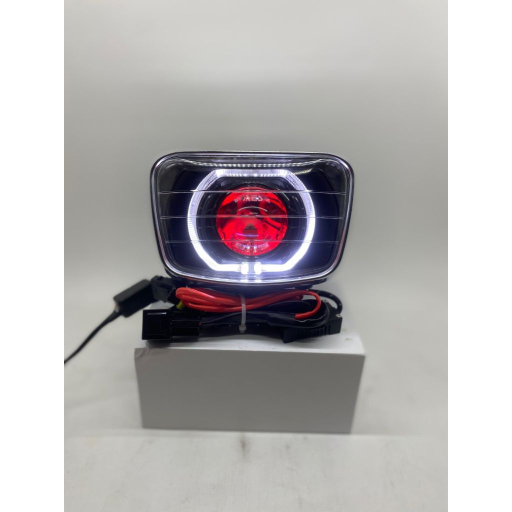 ORI Lampu Depan Rx king Oval Set biled 3 inc turbo gen2 Reflektor rx king Original