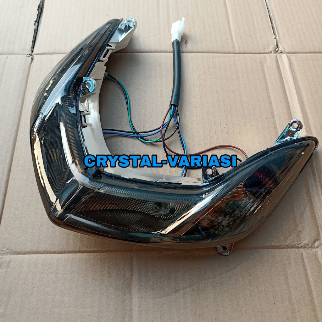 Refektor Lampu Sein Depan Motor New Mio Smile/Lampu Sen Mio Smile Mika Smoke