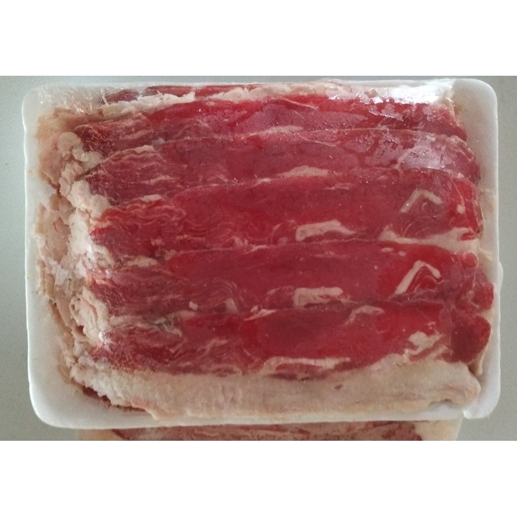 

Slice Shortplate Grill | Yoshinoya Berlemak | Daging iris tipis