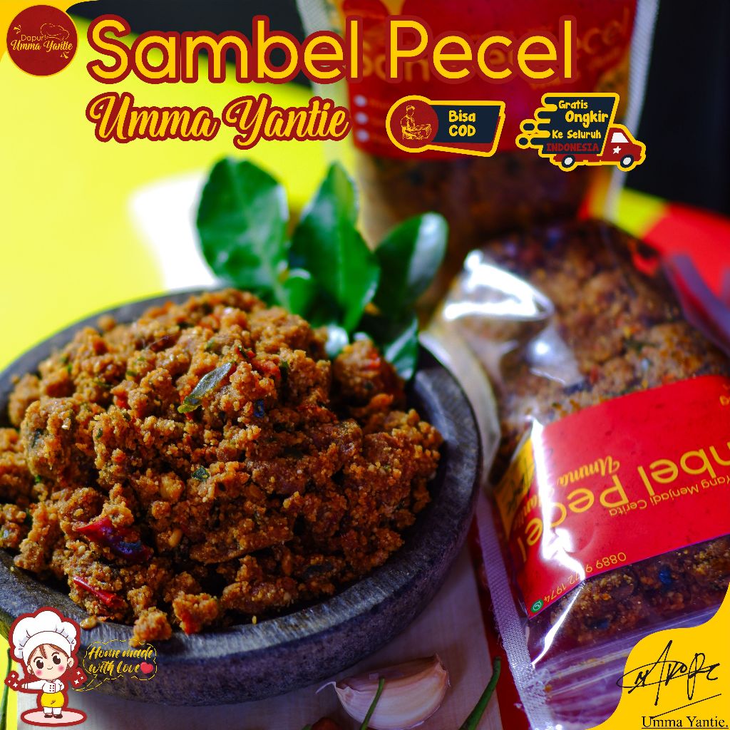 

Sambel Pecel 250 Gram Bumbu Kacang Pedas Gurih Asli Homemade Lezat HALAL
