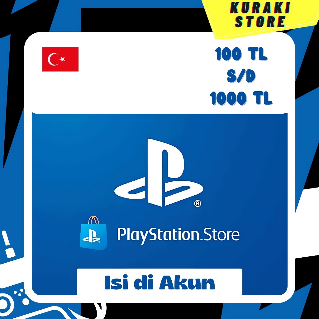 Wallet Playstation Network PS4 PS5 Region Turkey Turki Digital game
