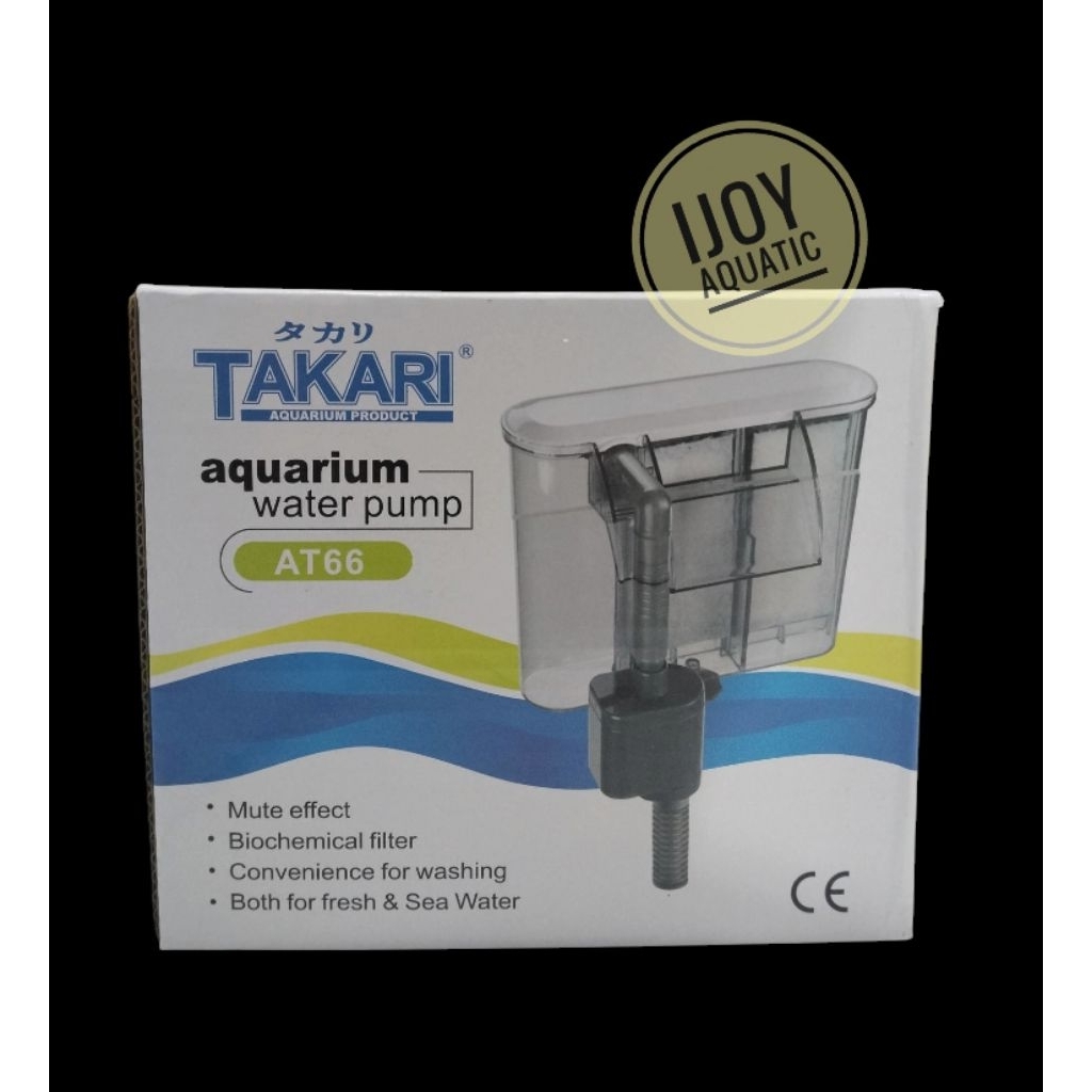 TAKARI AT66 filter gantung hang on akuarium aquascape
