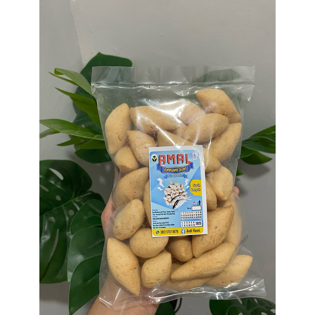 

Amplang kemasan 100gram