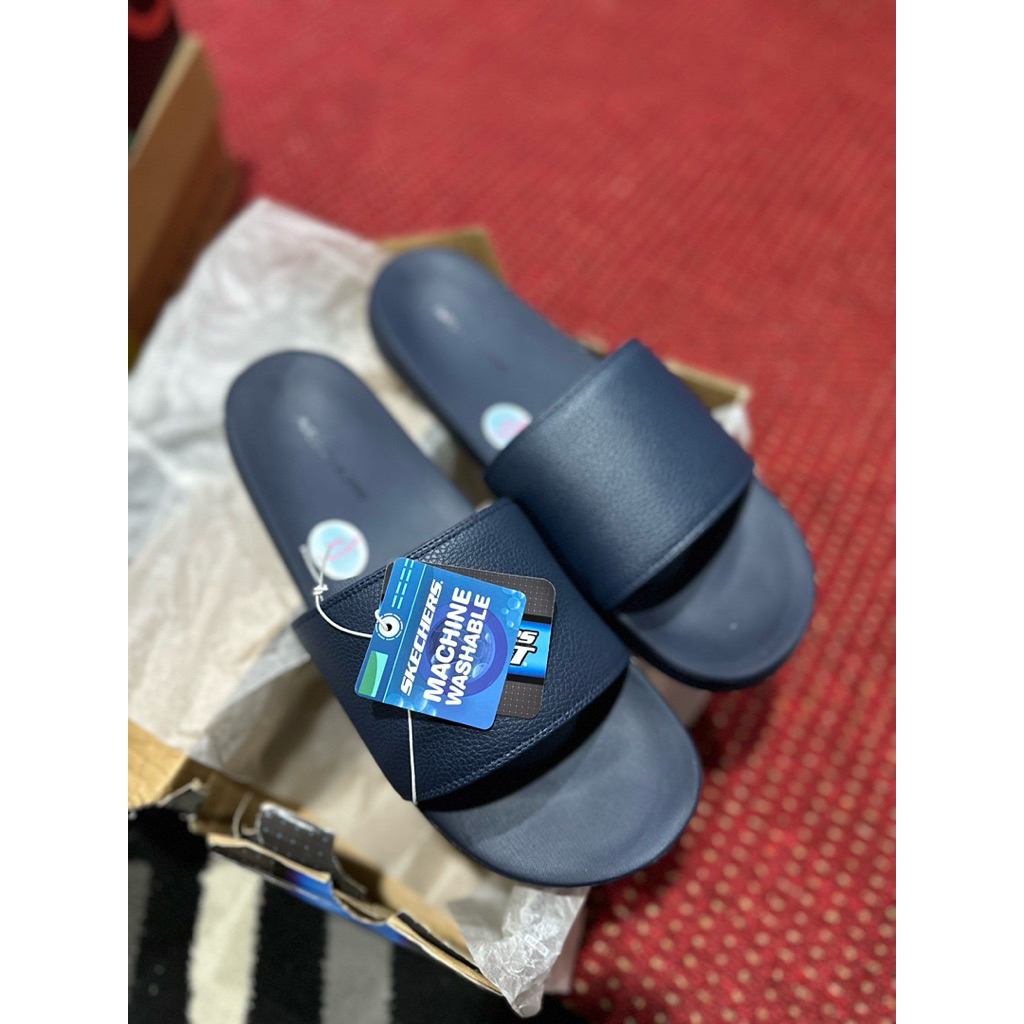 Sandal Pria Skechers Gambix Original Navy