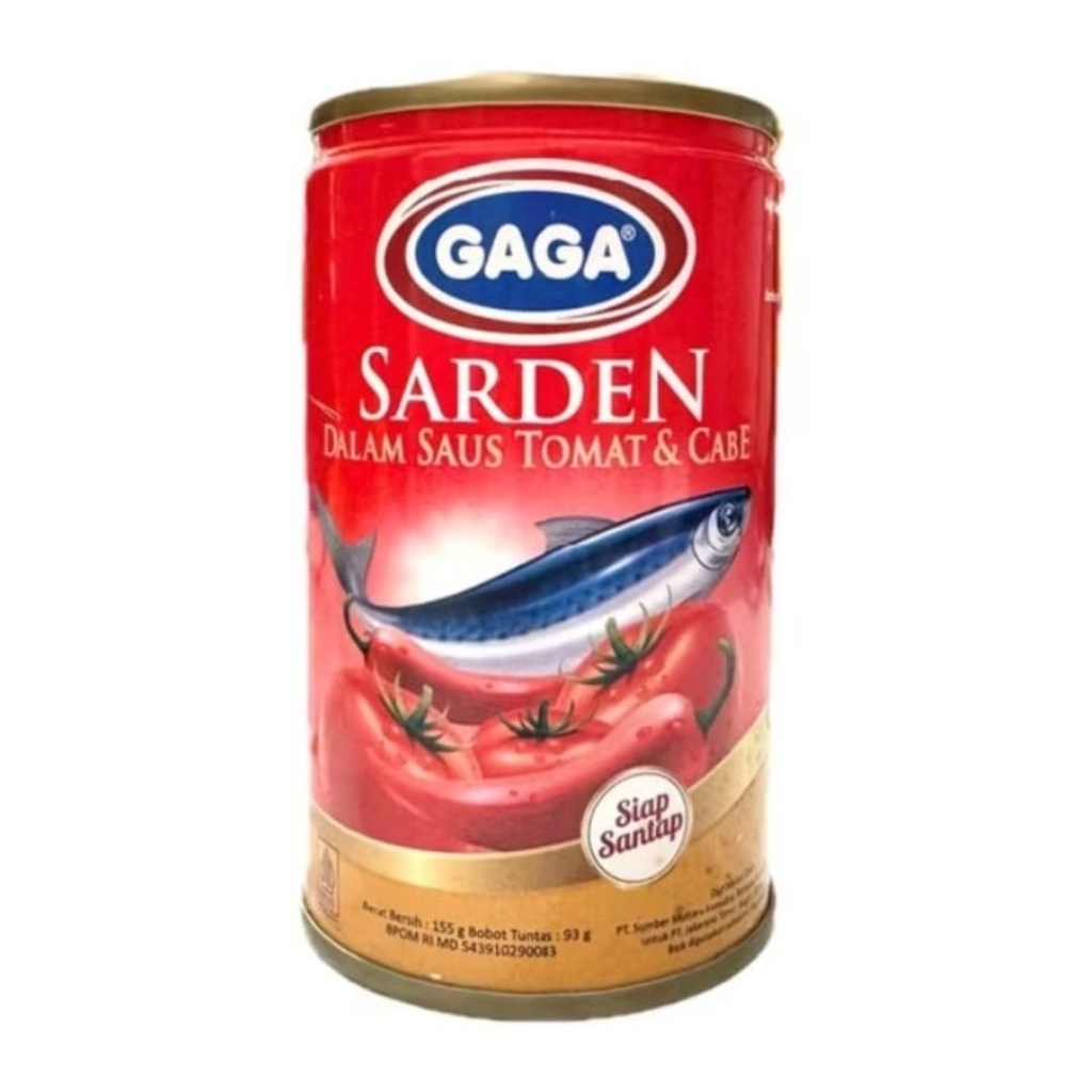 

Gaga Sarden dalam Saus Tomat dan Cabe 155g