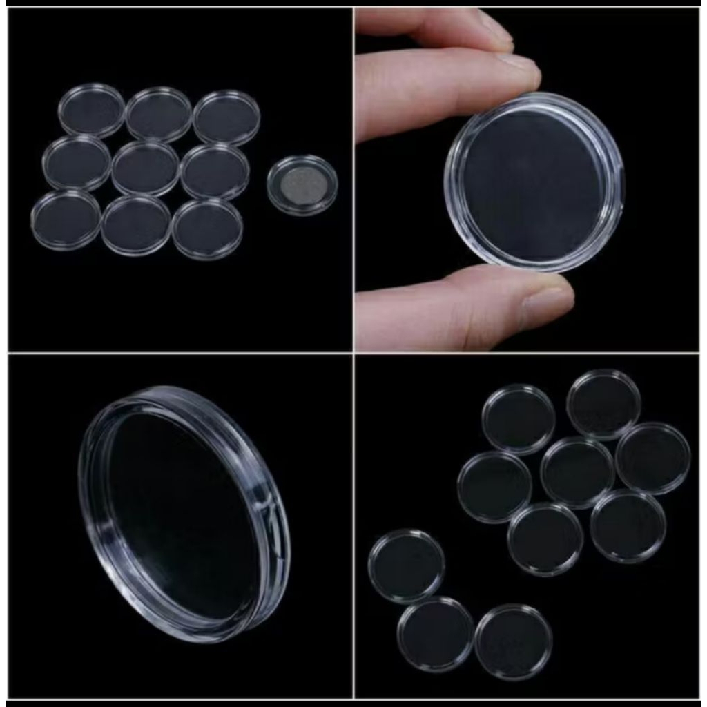 kapsul koin / pelindung koin ukuran 21mm