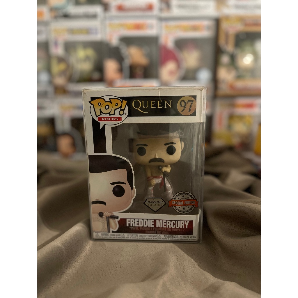 Funko POP ROCKS - QUEEN - Freddie Mercury #97 (Diamond Collection)