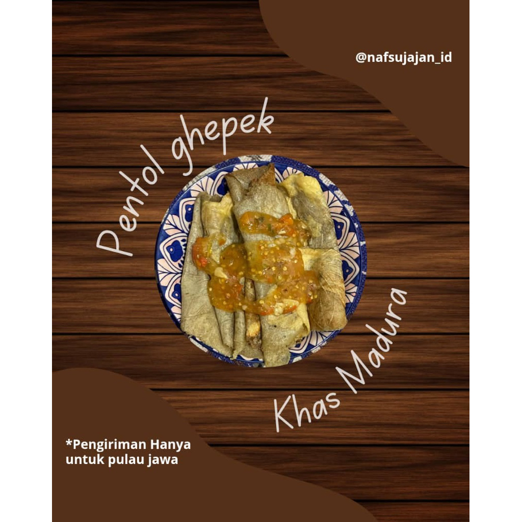 

Pentol ghepek khas Madura (Pentol gapek) gurih asli madura