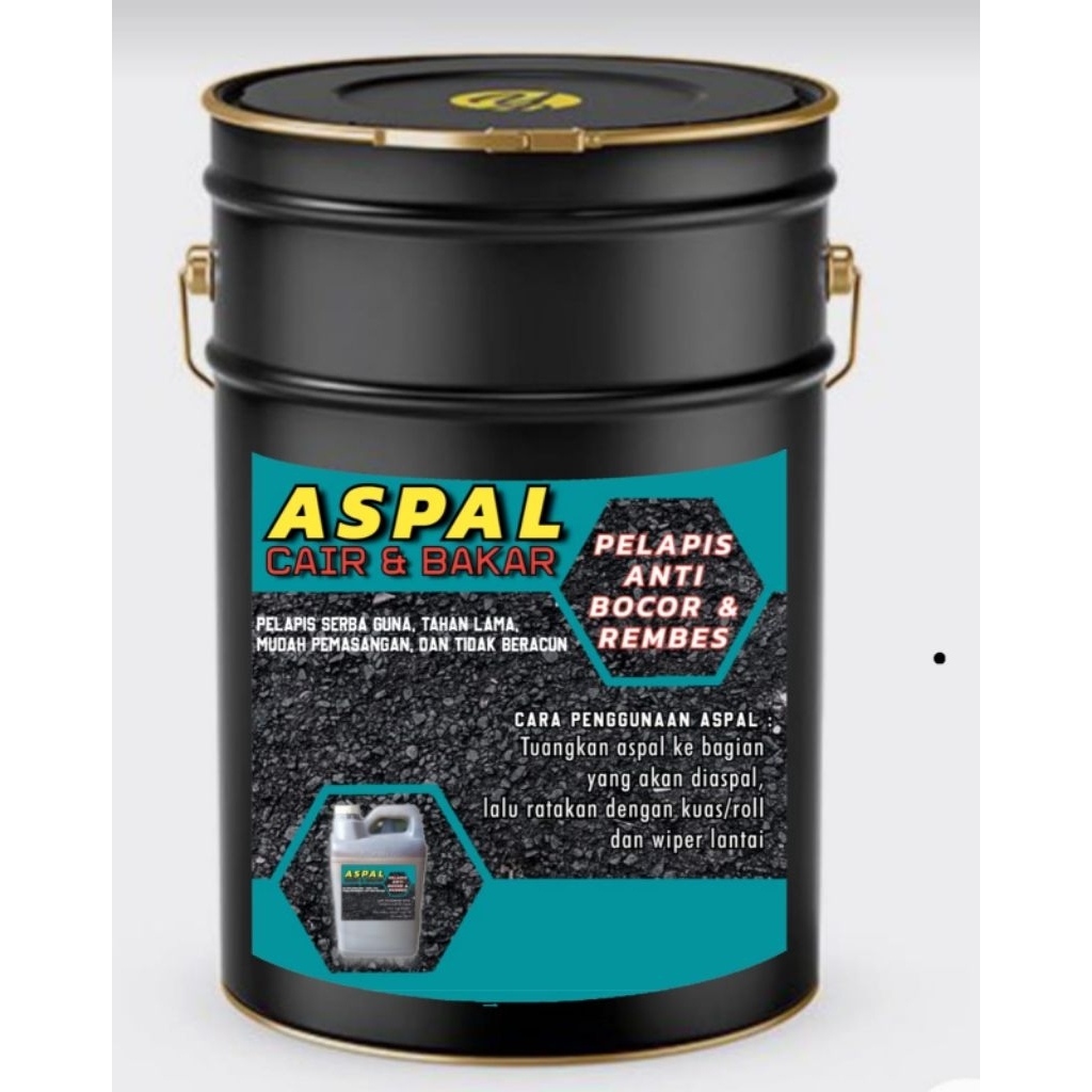 high Premium Aspal Cair Waterproofing 20 Kg PELAPIS anti bocor 100% original