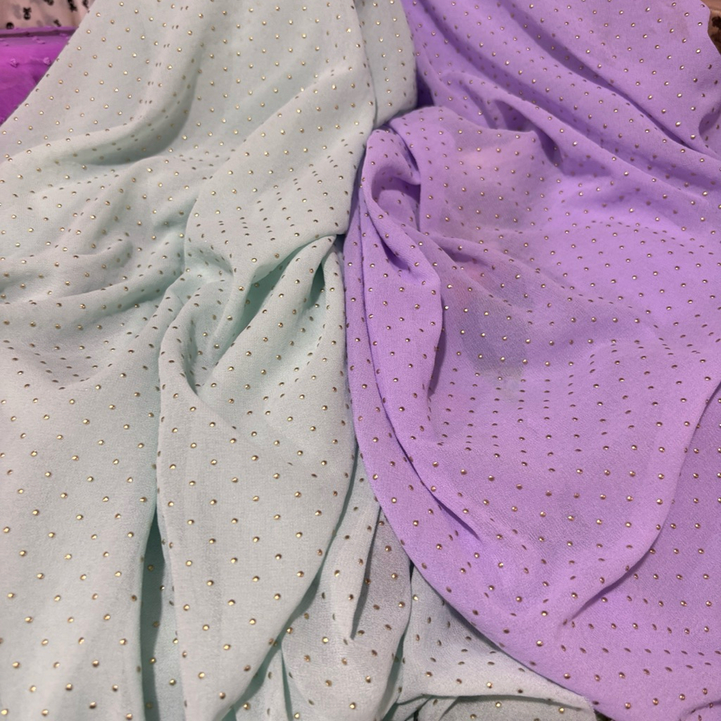 Kain Ceruty Babydoll Glitter Premium – Halus, Jatuh, Elegan untuk Gamis & Dress Kondangan vt