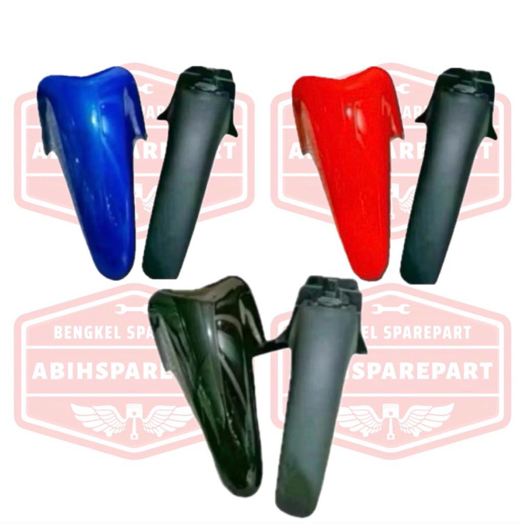 spakbor depan Supra X 125 lama / Kharisma 2005 2006 2007 warna hitam merah biru