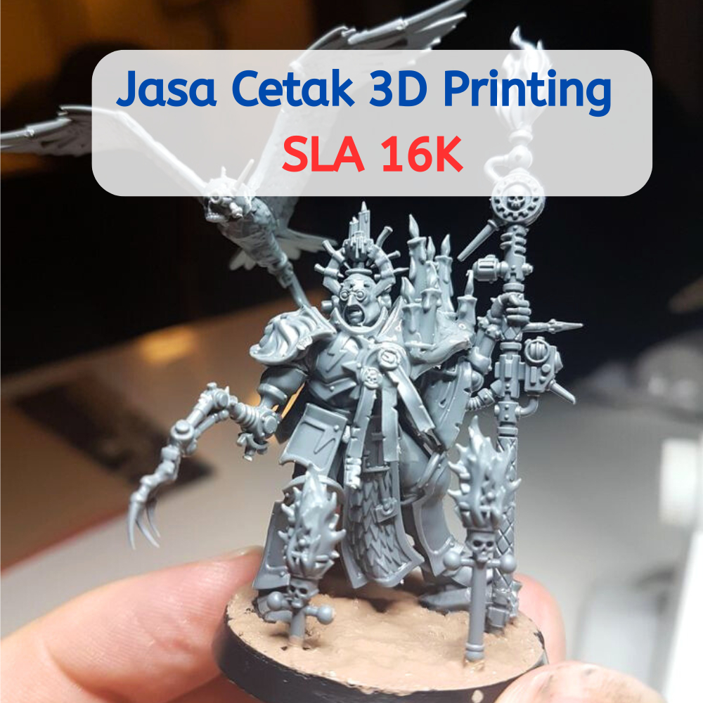 Cetak 3D Printing SLA Resin Action Figure Miniature