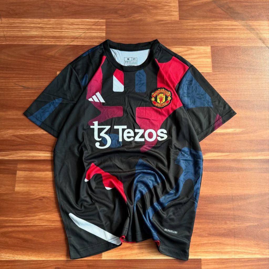 Jersey Bola Full Printing Mu Prematch 2025 Dryfit S-XXL