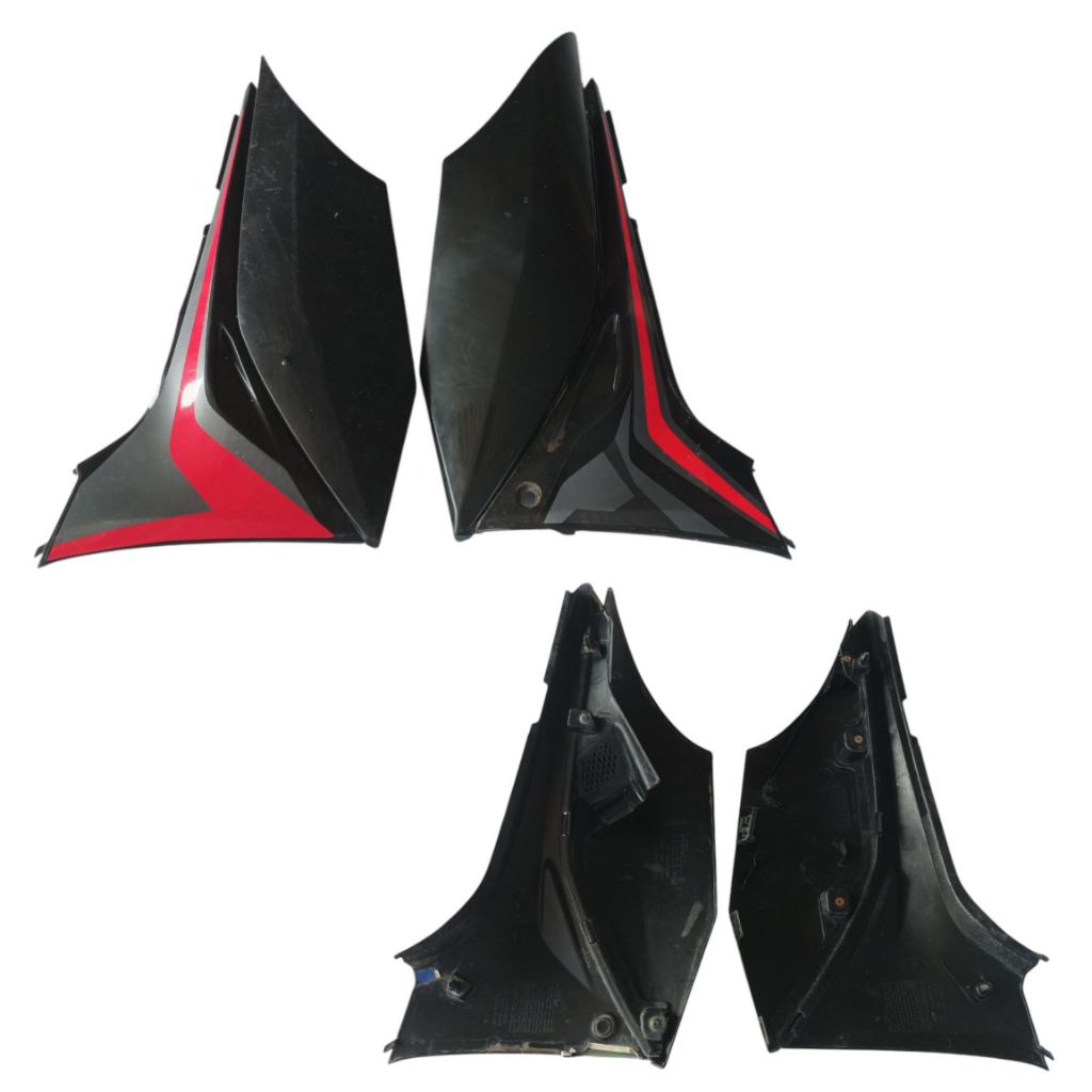 Cover L R side B Putih Honda CRF150L K84 set kanan kiri Original AHM cover body honda crf 150 L R se